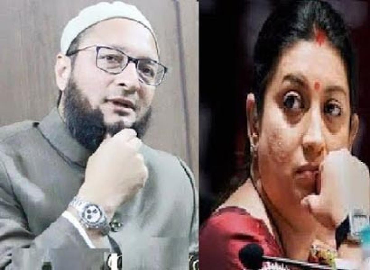 Asaduddin Owaisi slams Smriti Irani over Dalit students suicide